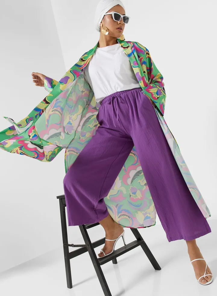 Wide Leg Casual Pants