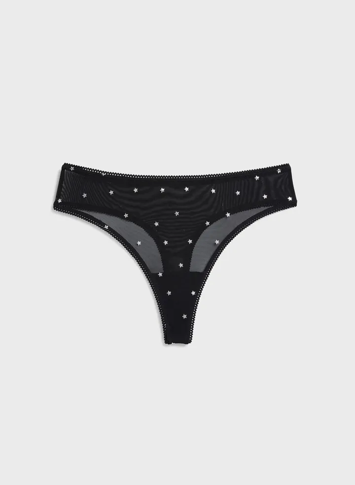 Printed High Leg Brief