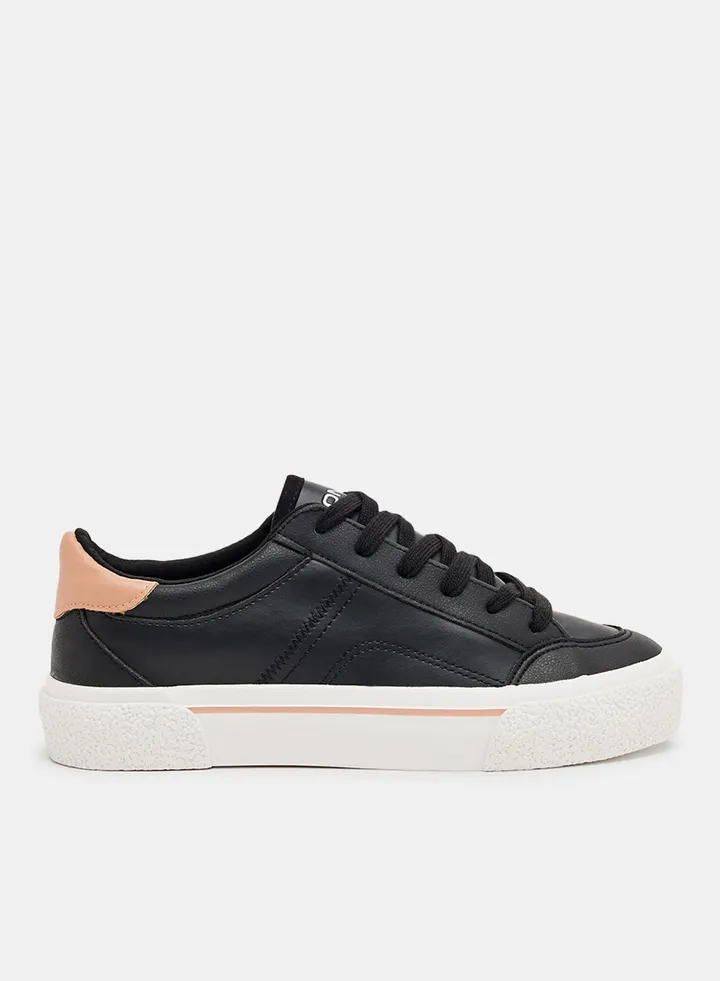Contrast Panel Sneakers