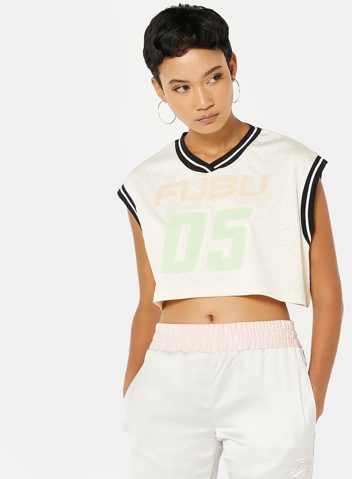Corporate Sleeveless Crop Top
