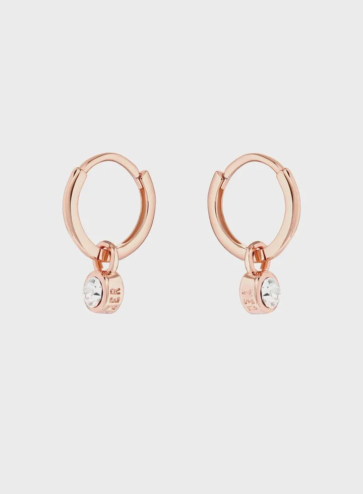 Sinalaa Crystal Huggie Earrings