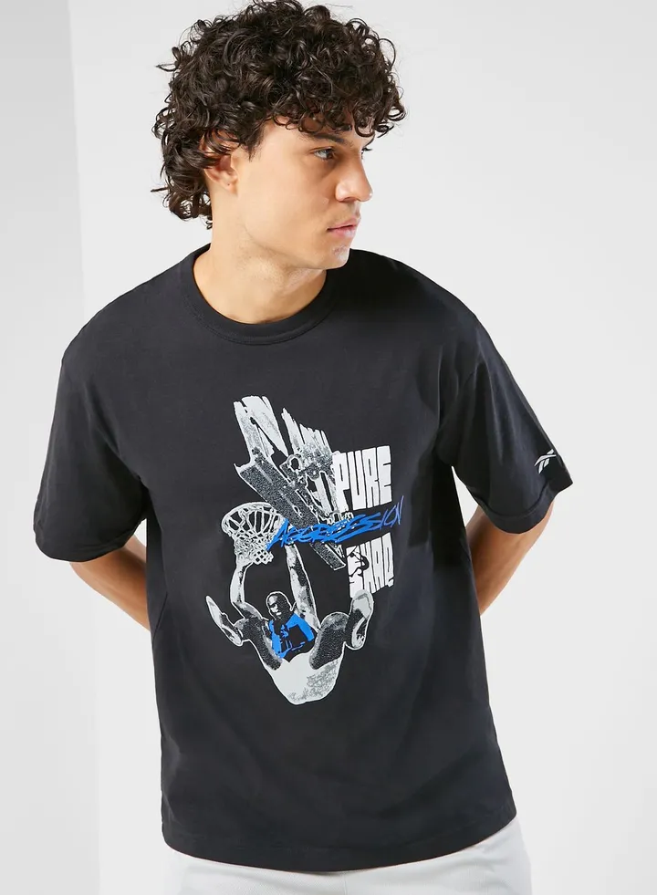 Basketball Shaq Graphic T-Shirt