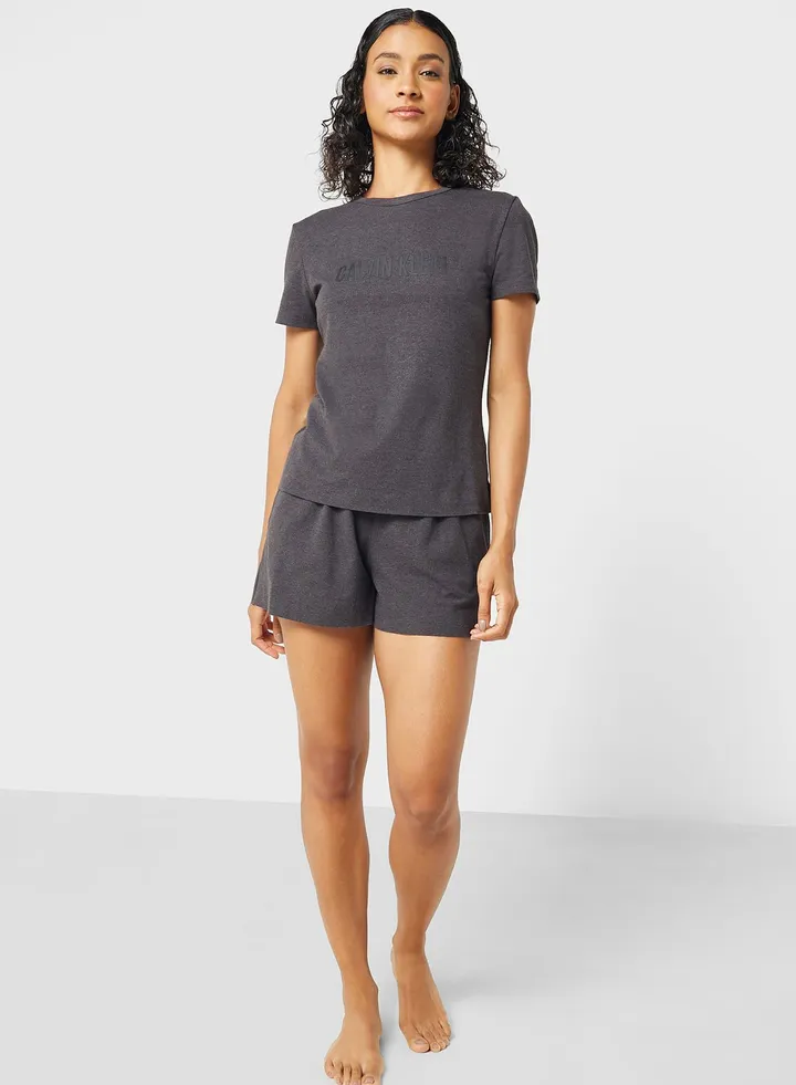 Logo T-Shirt And Shorts Set