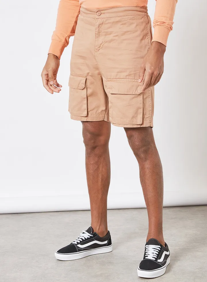 3D Pocket Detail Shorts