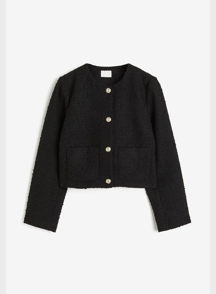 Pocket Detail Knitted Jacket