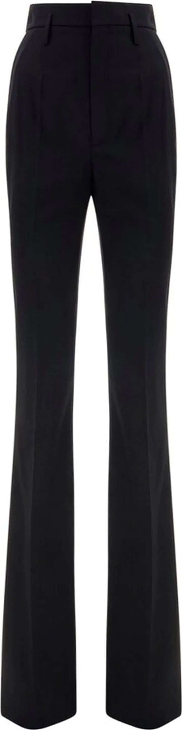 Saint Laurent High Waist Straight Leg Trousers