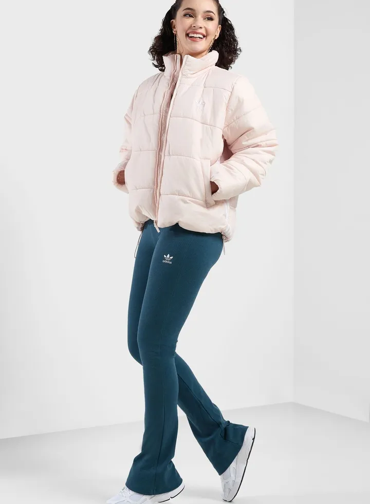 Essentials Rib Flared Pants