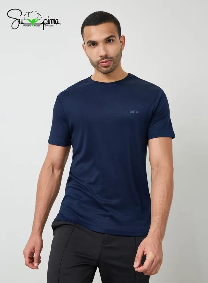 Luxe Supima Cotton Crew Neck Regular T-Shirt