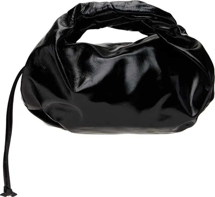 Dries Van Noten Black Textured Bag