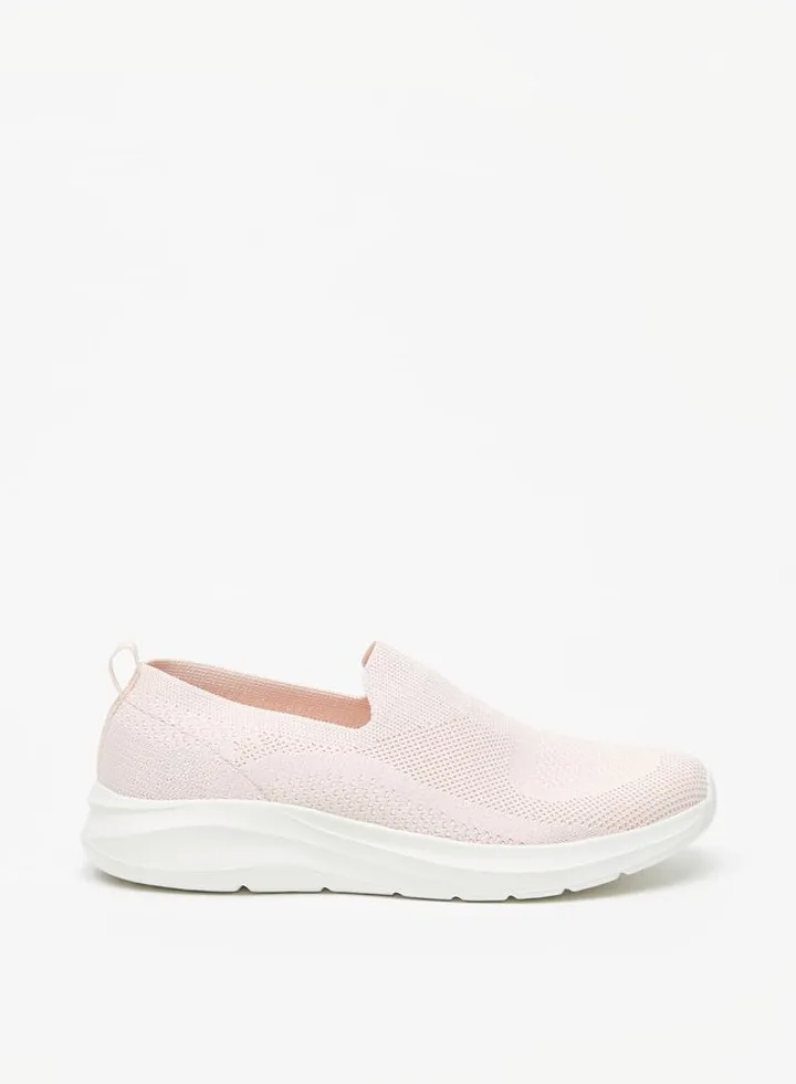 Women Textured Slip On Sports Shoes