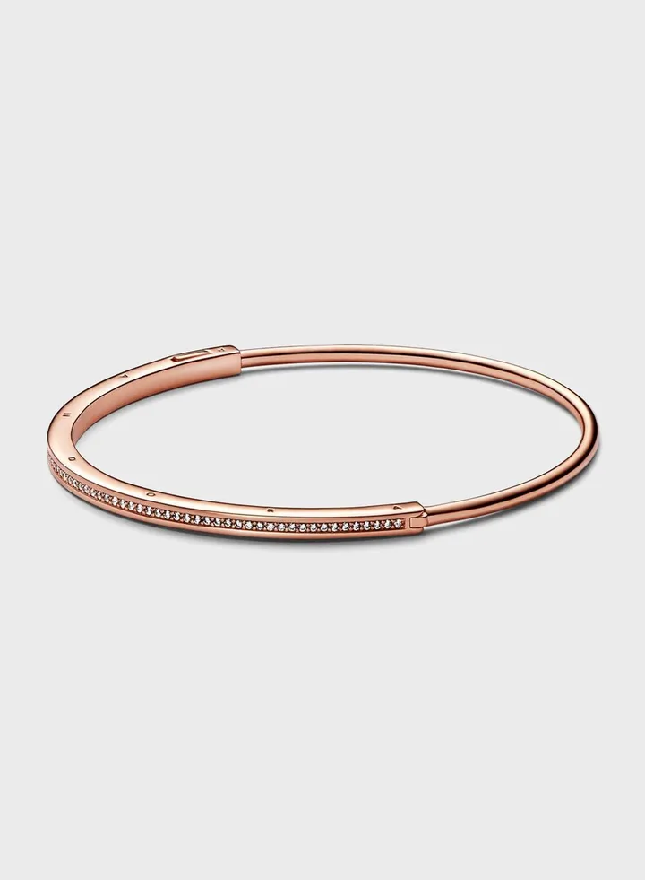 Pandora Signature I D Pavé Bangle
