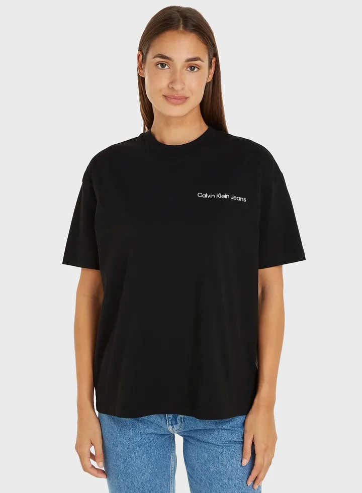 Crew Neck Logo T-Shirt