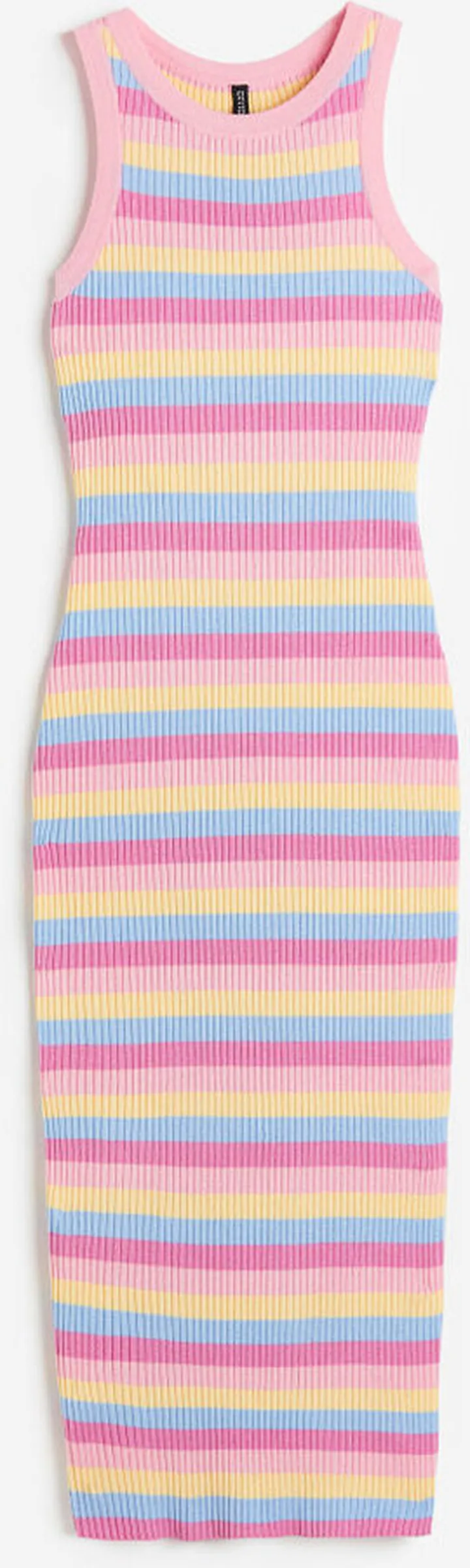 Rib-knit Bodycon Dress