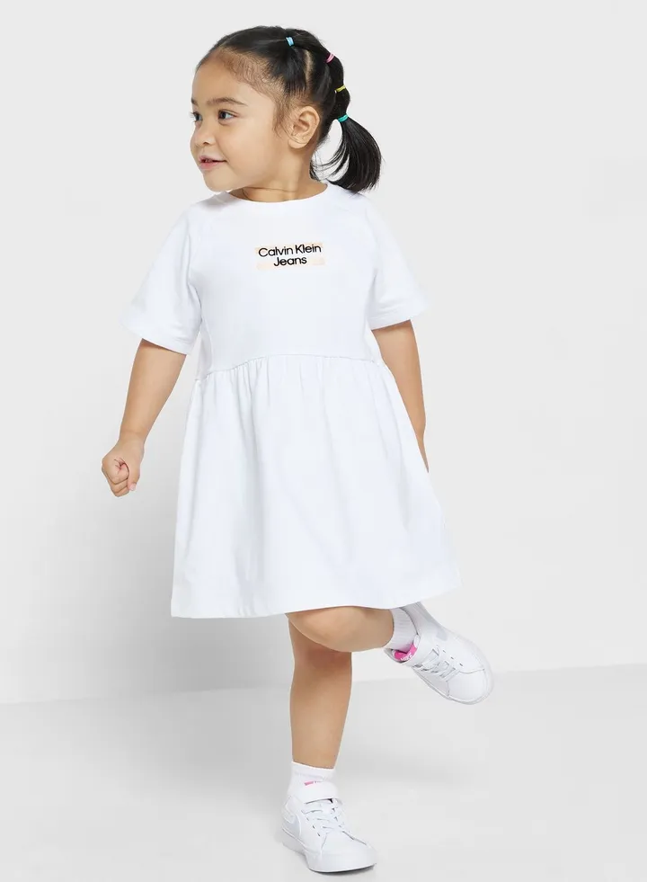 Kids Hero Logo T-Shirt Dress