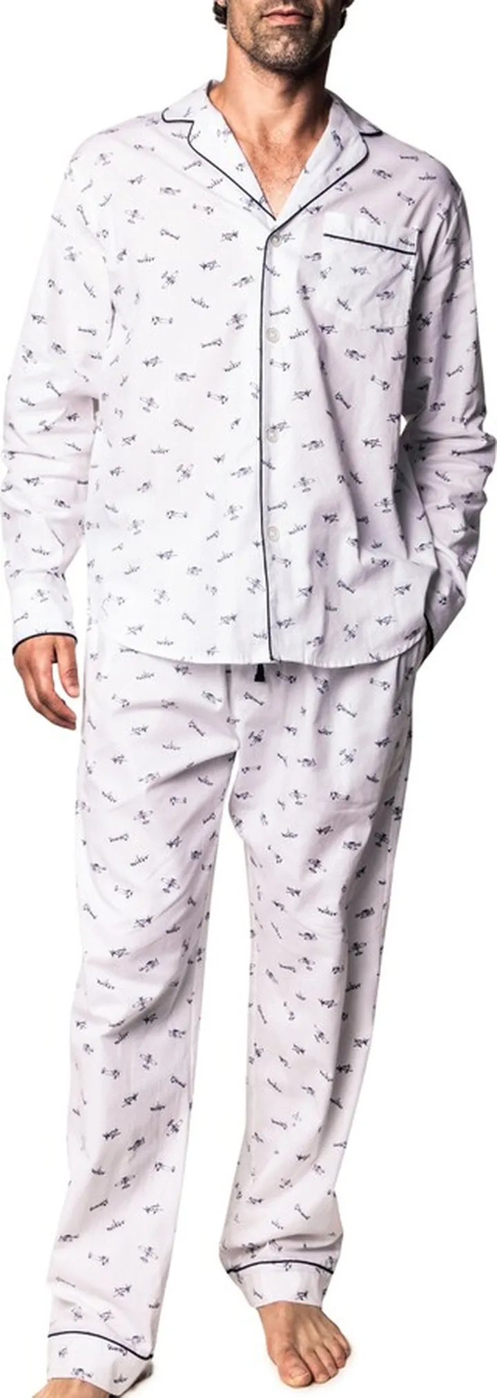 Par Avion Woven Cotton Pajamas