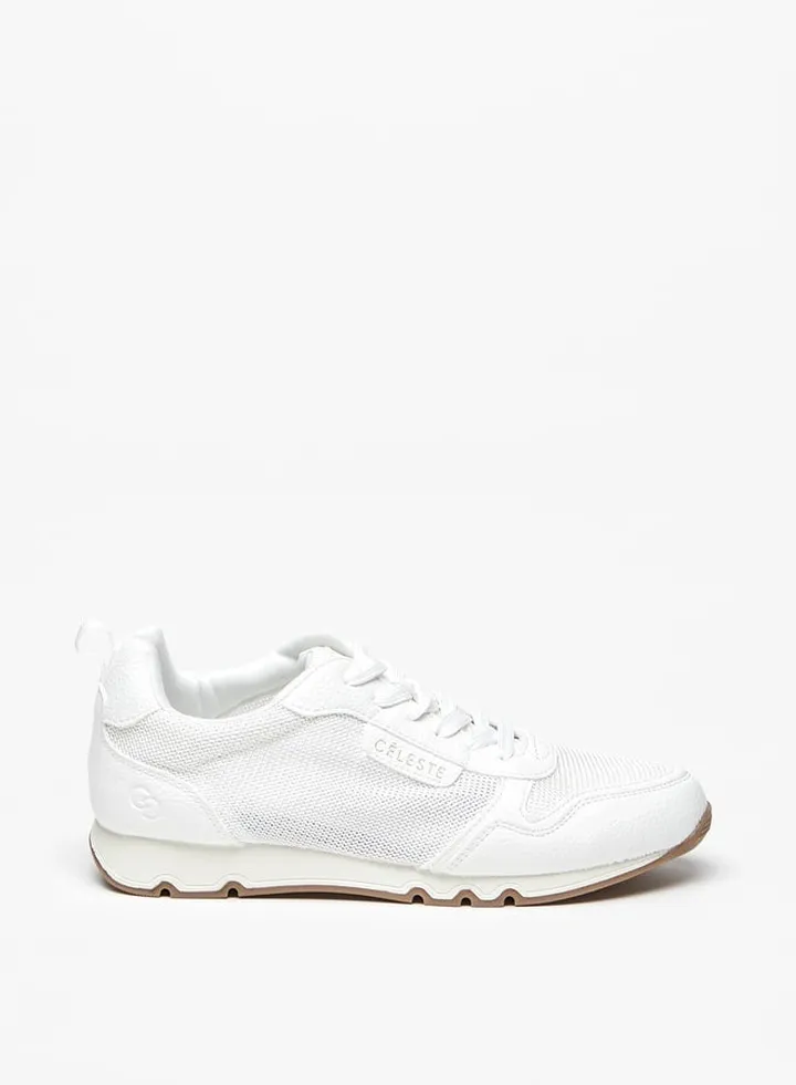 Women's Textured Lace-Up Sneakers