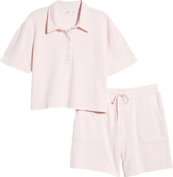 Burnout Fleece Short Pajamas