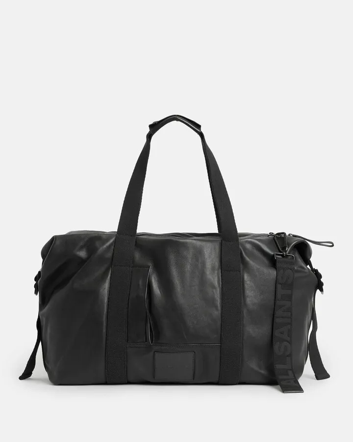 Mito Leather Weekend Bag - Black