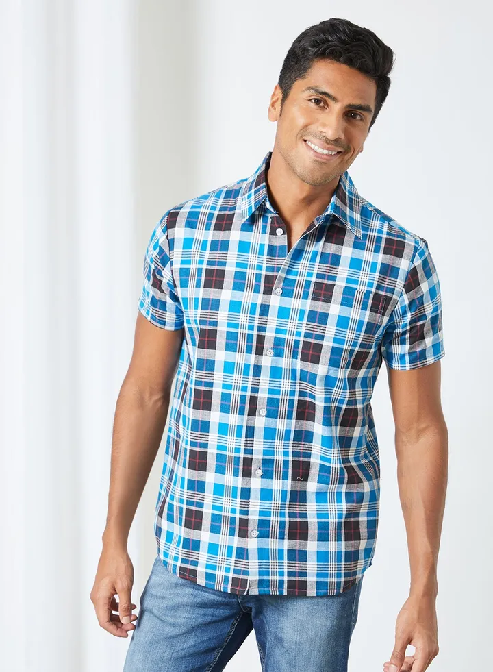 Checkered Short Sleeve Shirt