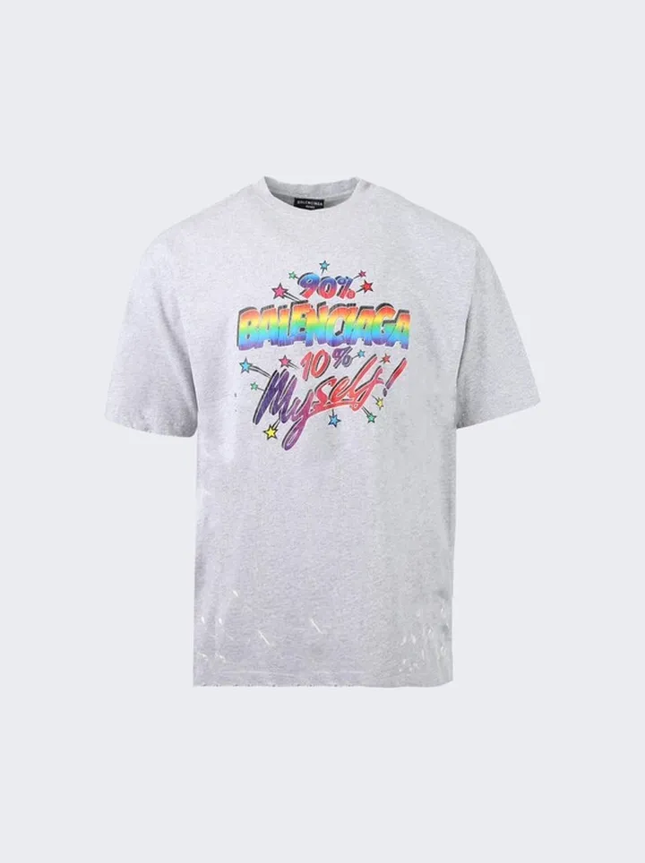 Classic Large Fit T-shirt Dark Heather Grey