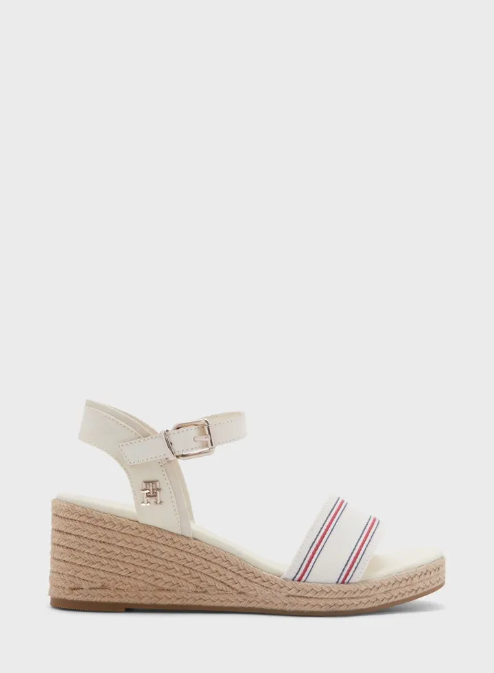 Shirting Wedge Sandals