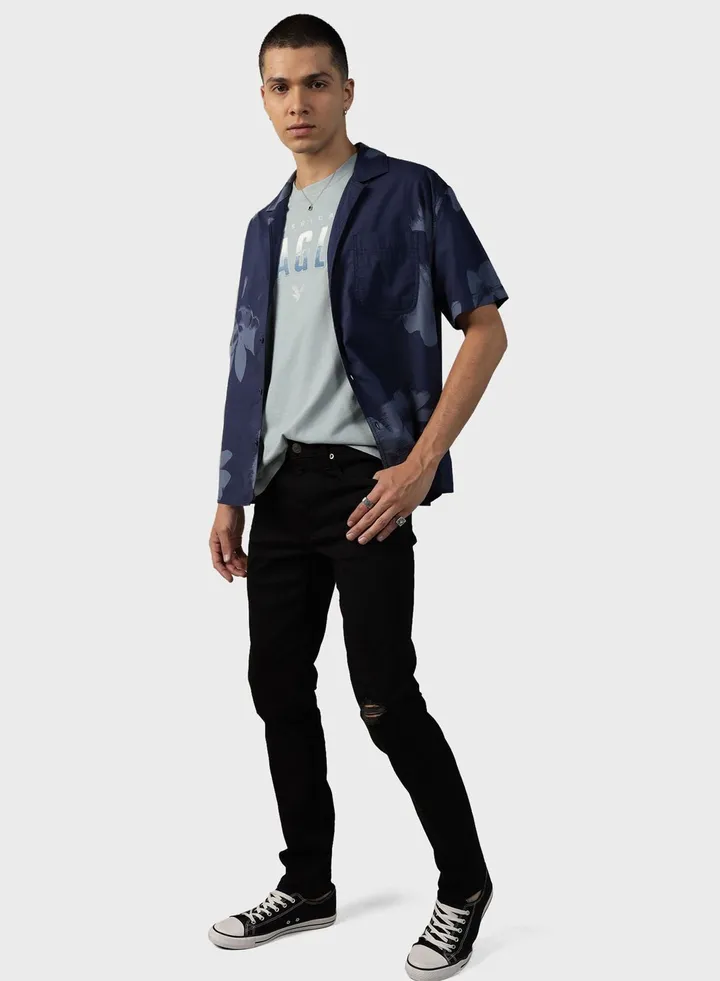 Relax Fit Printed Shirt