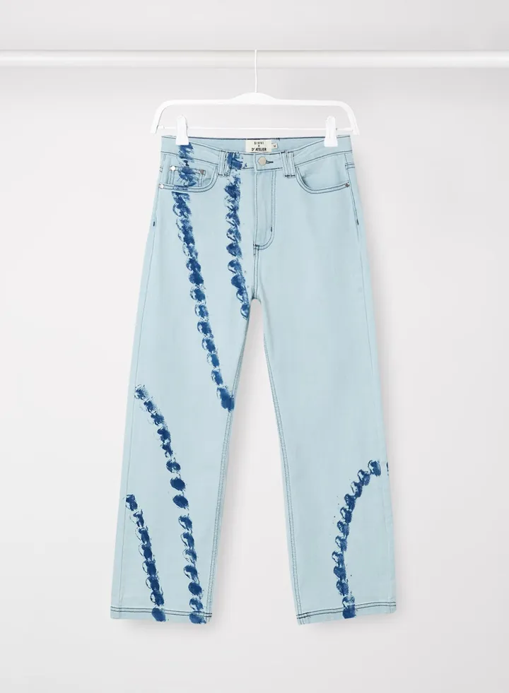 Tie-Dye Print Jeans