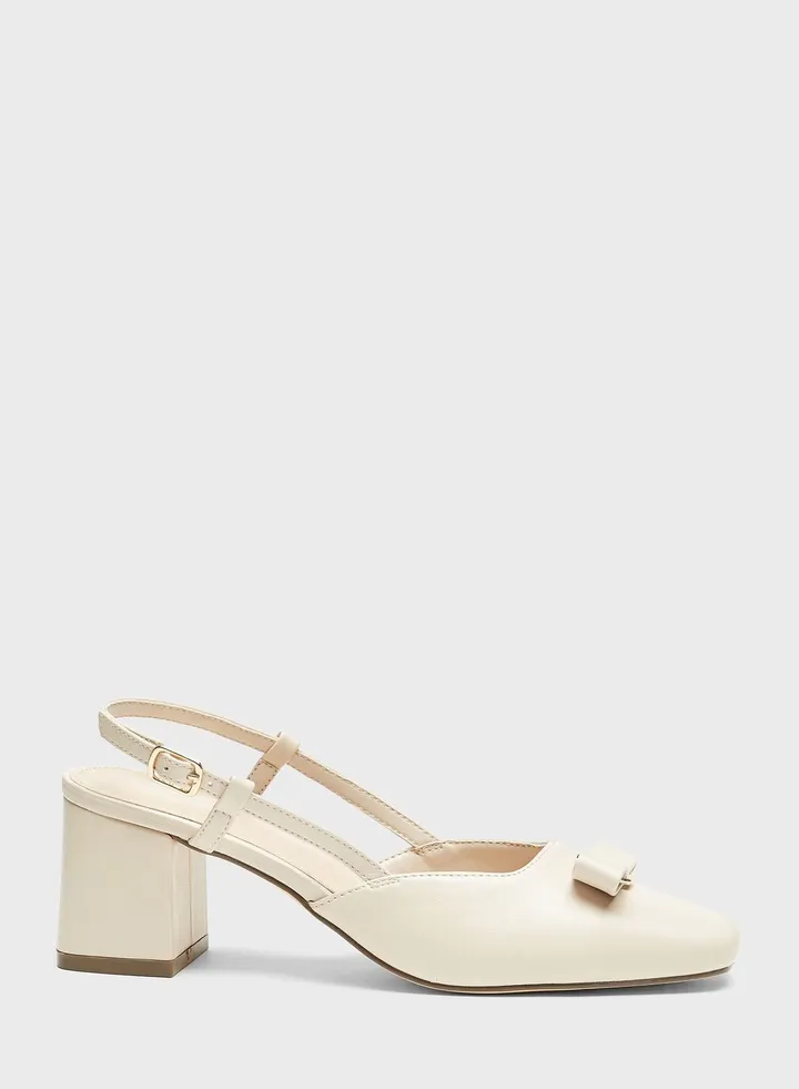 Block Heel Pumps
