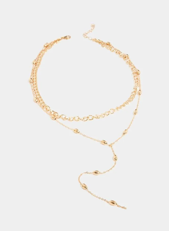 Layered Lariat Necklace