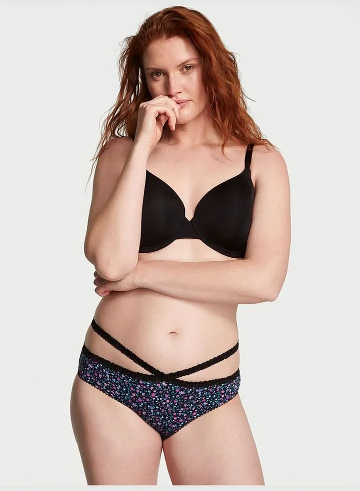 Ribbed Cotton Bikini Panty