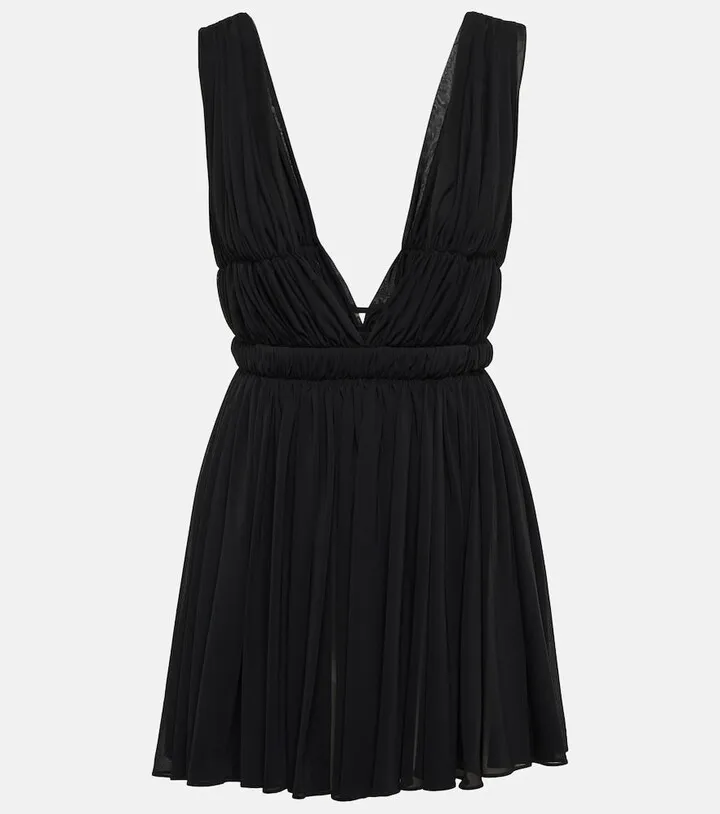 Ruched minidress