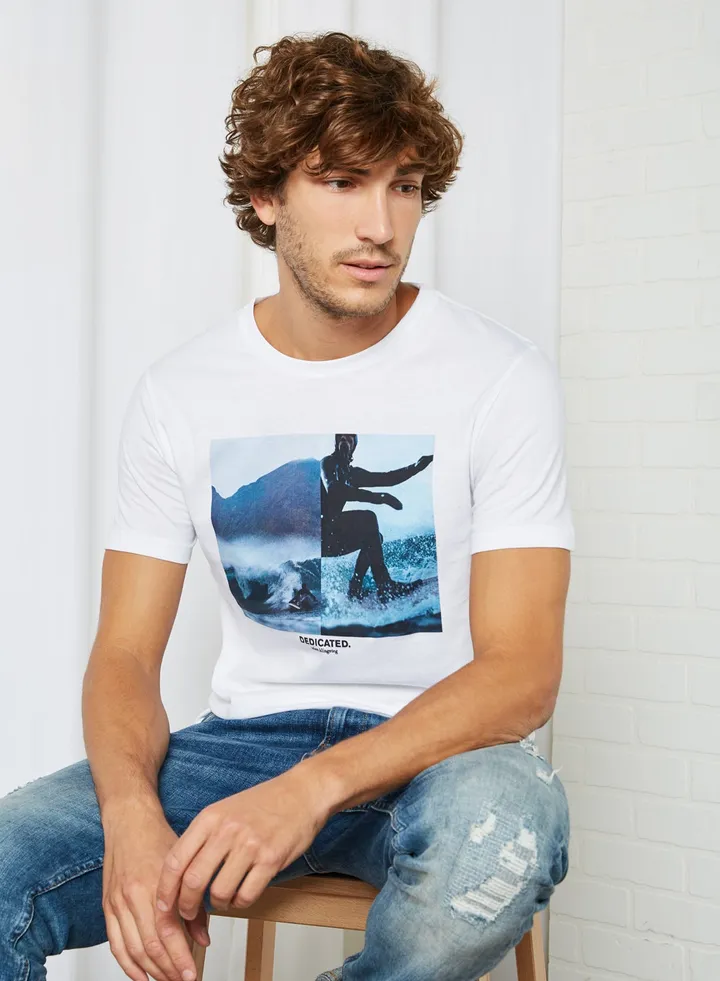 Graphic Printed Short Sleeve T-Shirt