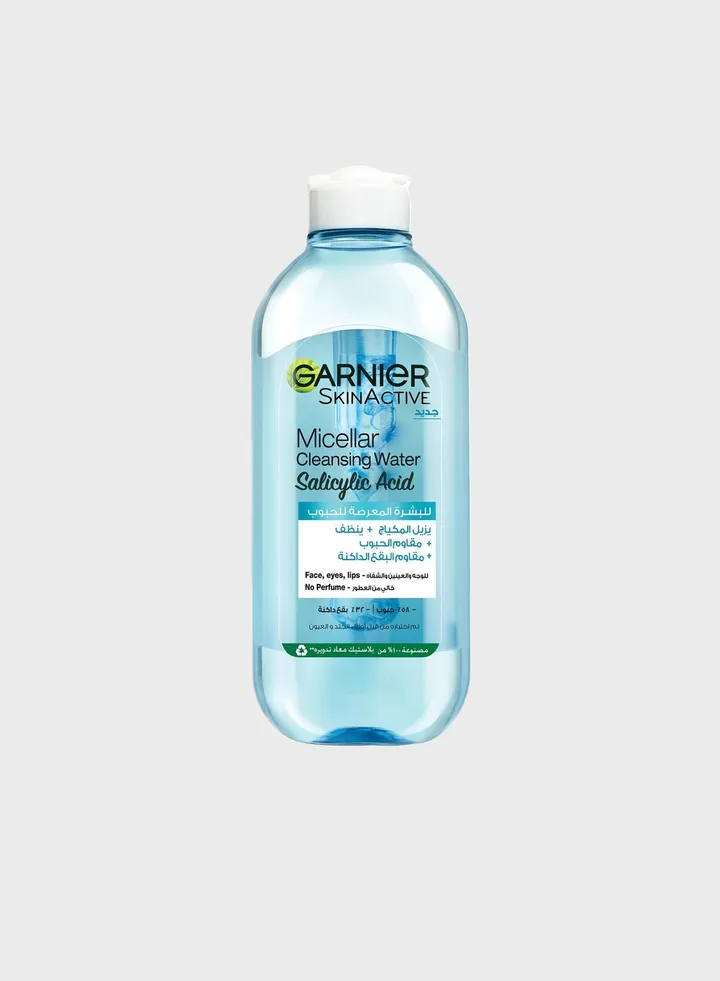 Garnier Skinactive Micellar Cleansing Water With Salicylic Acid, 400Ml