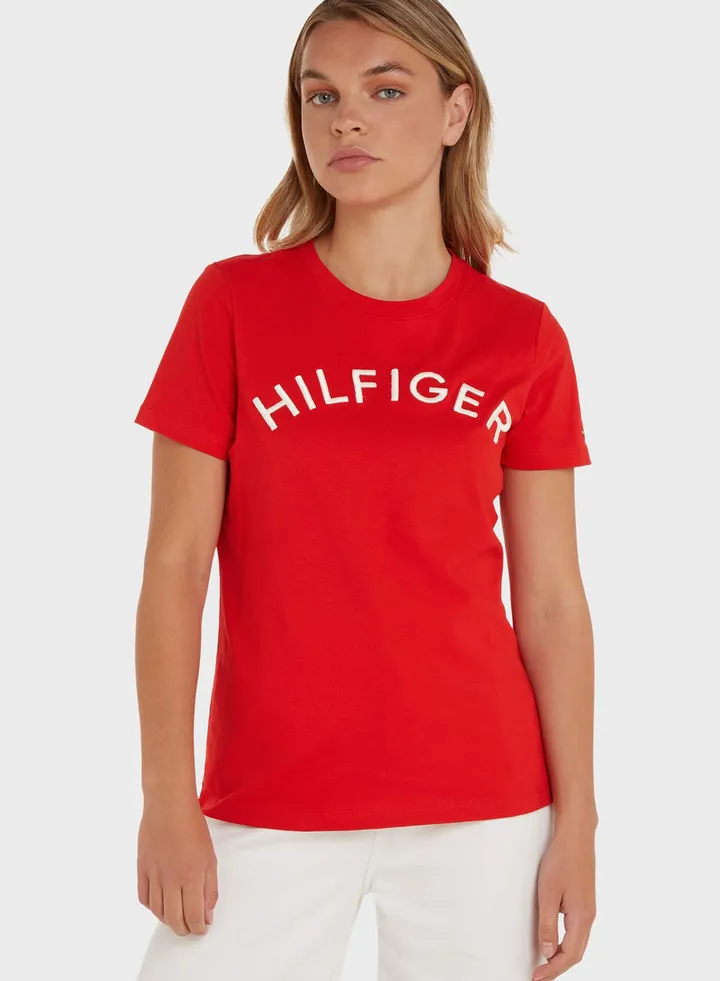 Crew Neck Logo T-Shirts