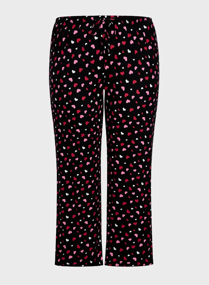 Wide Leg Printed Pants