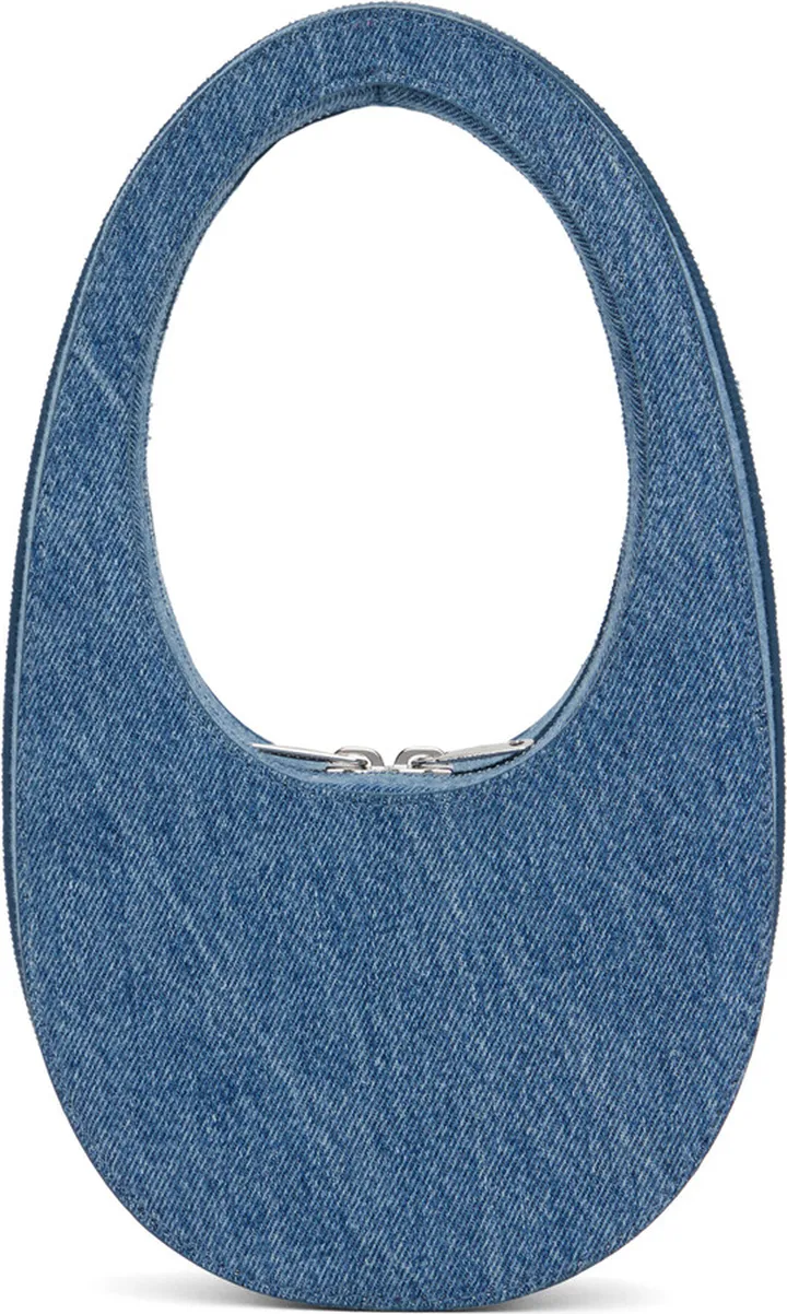 Coperni Blue Mini Swipe Denim Bag