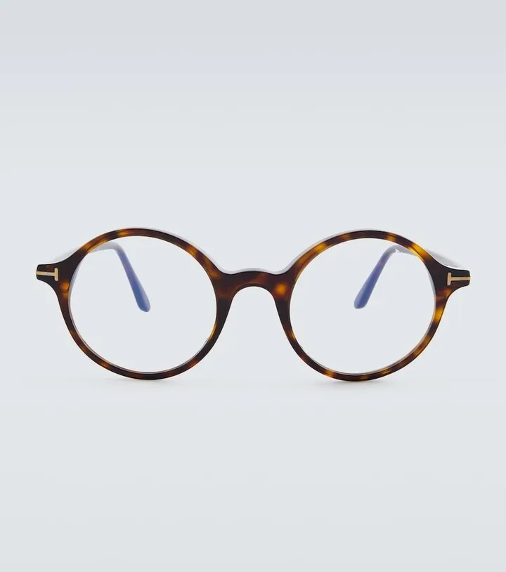Round acetate glasses