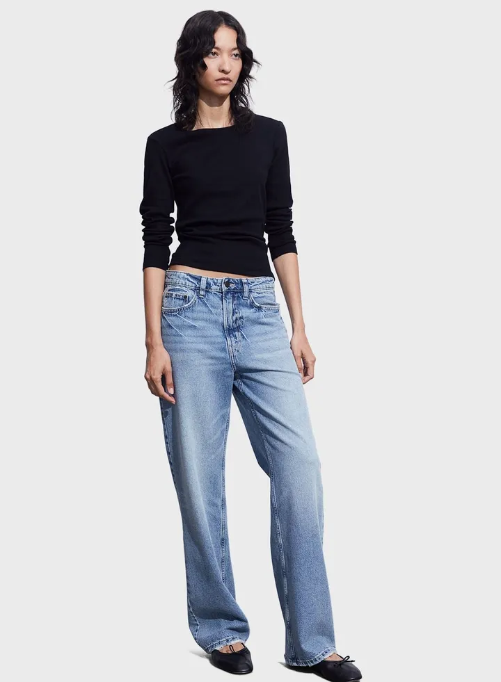 Ribbed Knitted Top