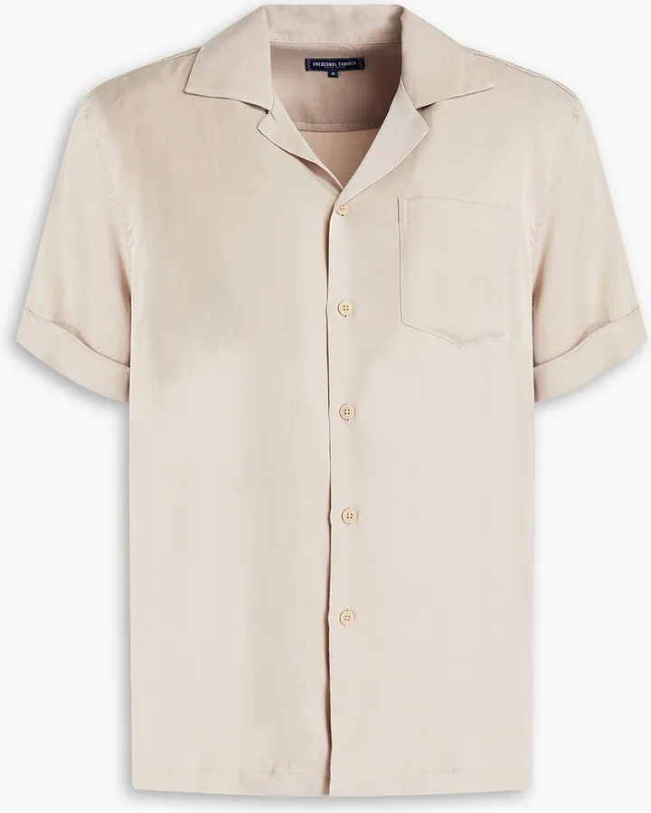Thomas Tencel-twill shirt