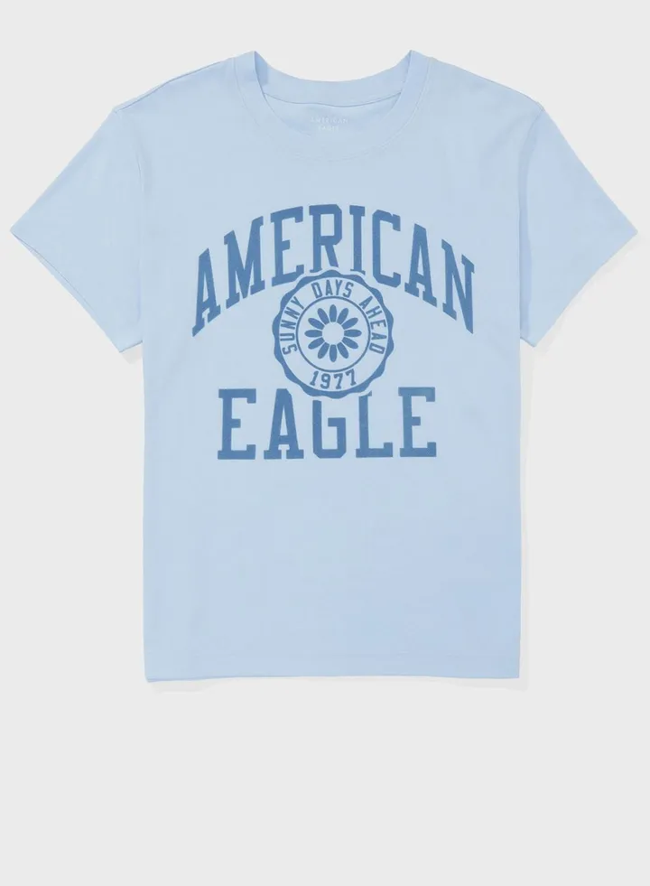 Graphic Crew Neck T-Shirt