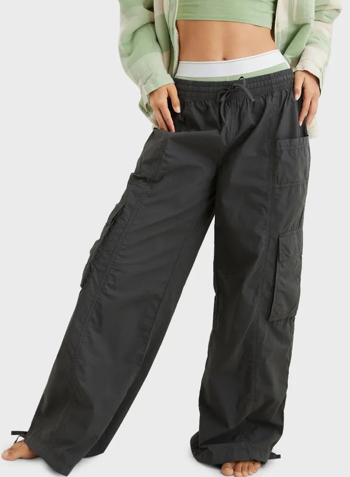 Drawstring Cuffed Sweatpants