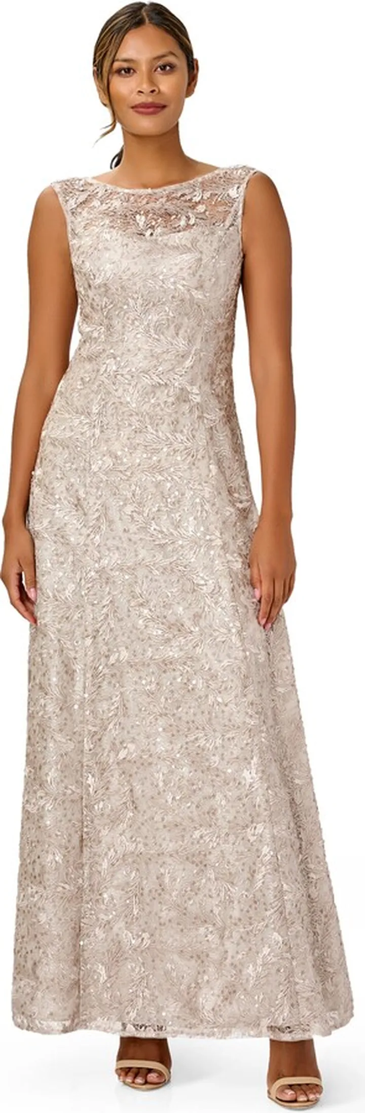 Sequin Lace Gown