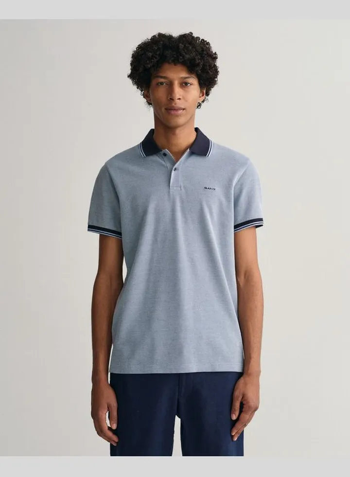 Gant 4-Color Oxford Pique Polo Shirt