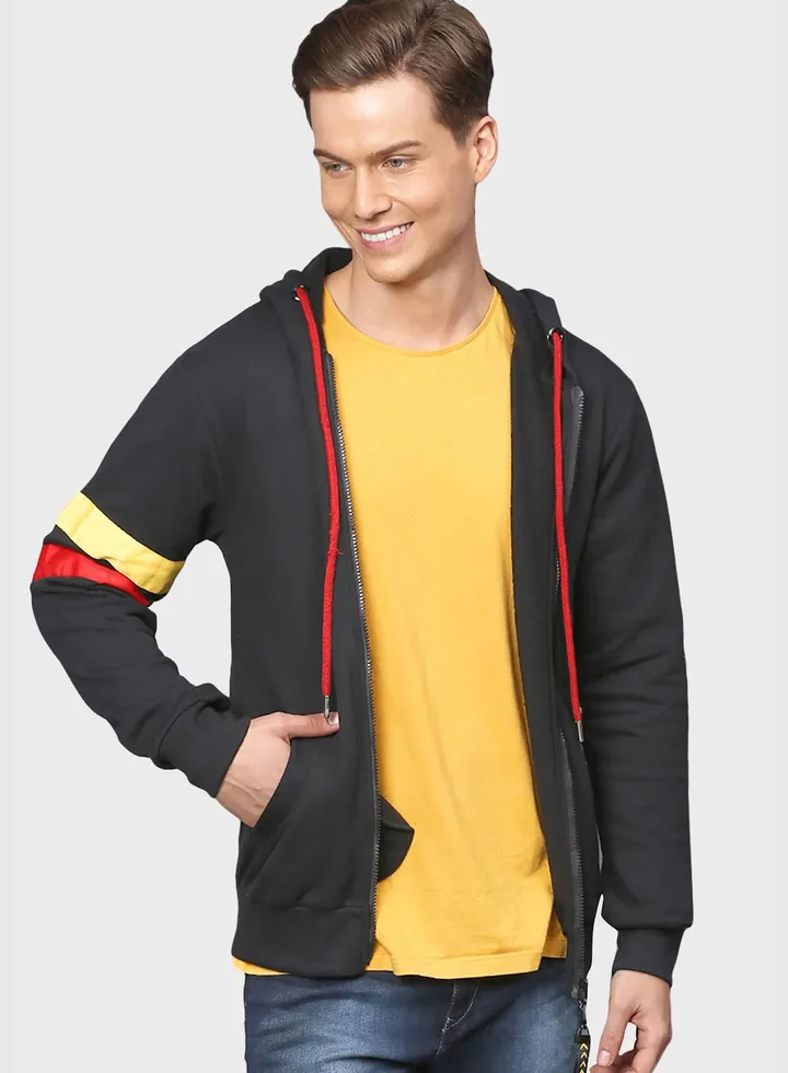 Side Striped Hoodie