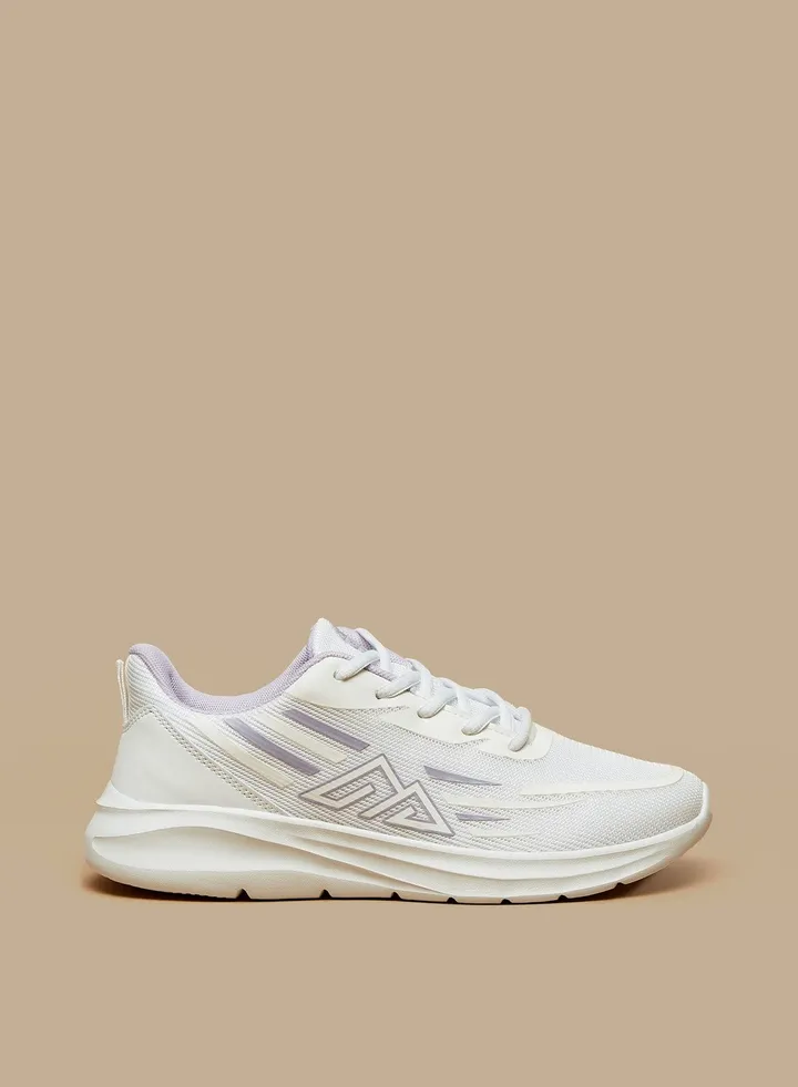 Textured Lace Up Womens' Sports Shoes