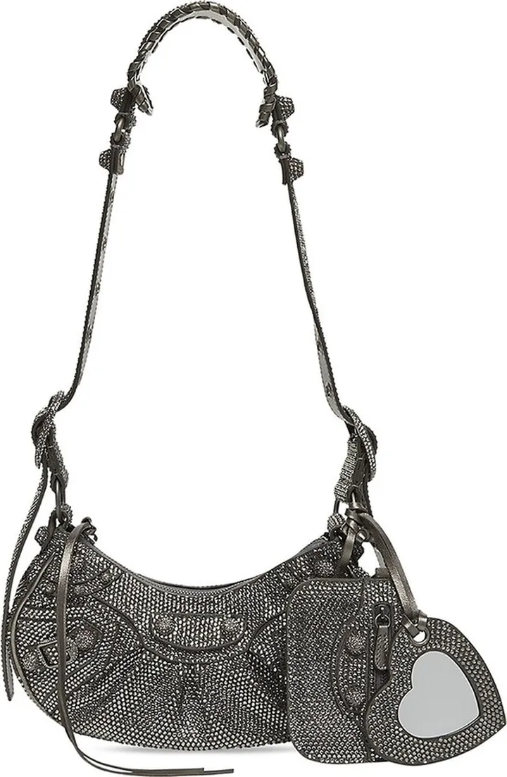 Le Cagole XS Shoulder Bag With Rhinestones