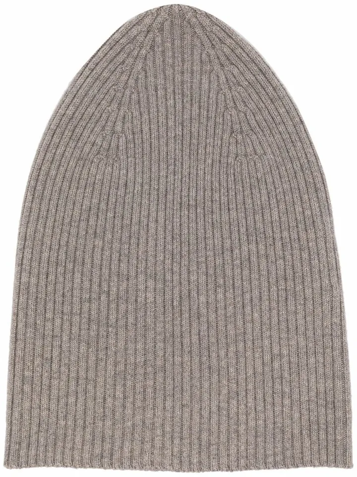 Ribbed Knitted Beanie