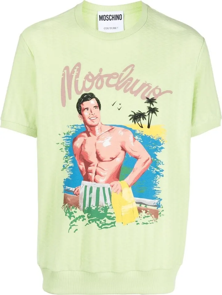 graphic-print short-sleeved T-shirt