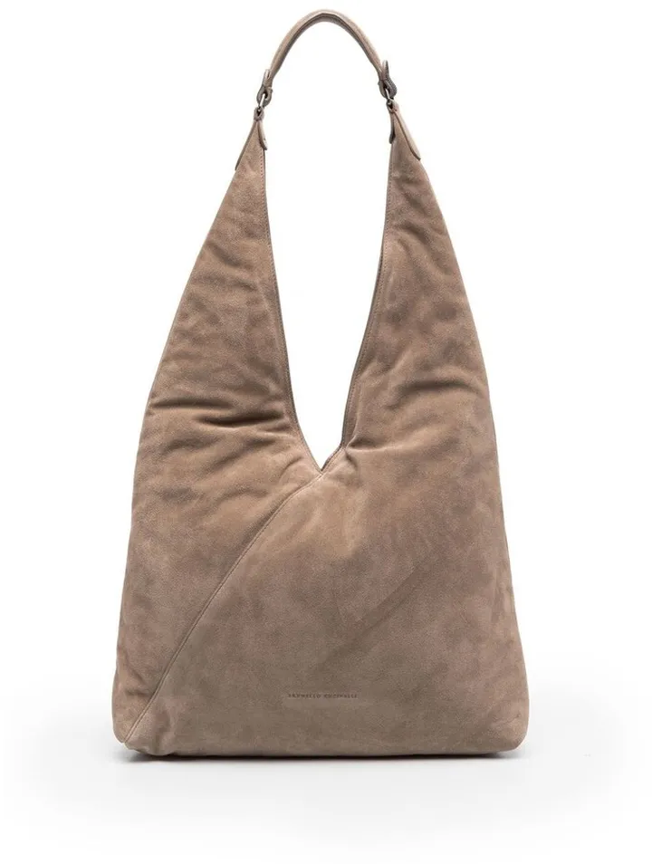 Logo-Embossed Leather Tote Bag