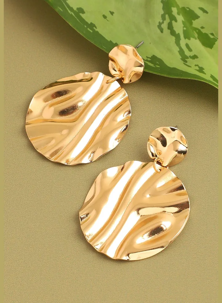 Gold Plated Party Designer Drop Earring For Women